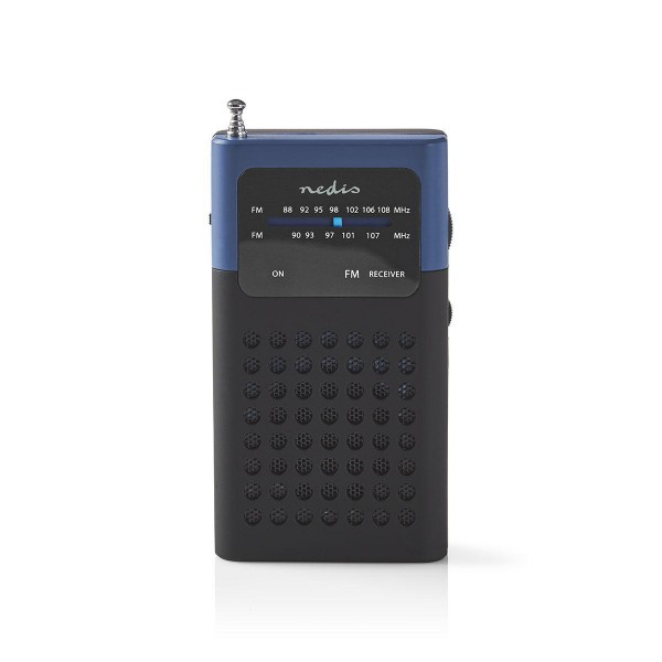 FM-Radio | tragbare Ausführung | FM | Batteriebetrieben | Analog | 1.5 W | Scharz-weiß Monitor | Kop