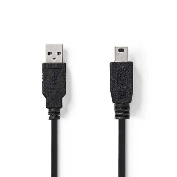 USB-Kabel | USB 2.0 | USB-A Stecker | USB Mini-B 5 pin Stecker | 480 Mbps | Vernickelt | 1.00 m | ru