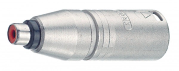 3-poliger XLR Kabelstecker - Cinch (RCA) Buchse