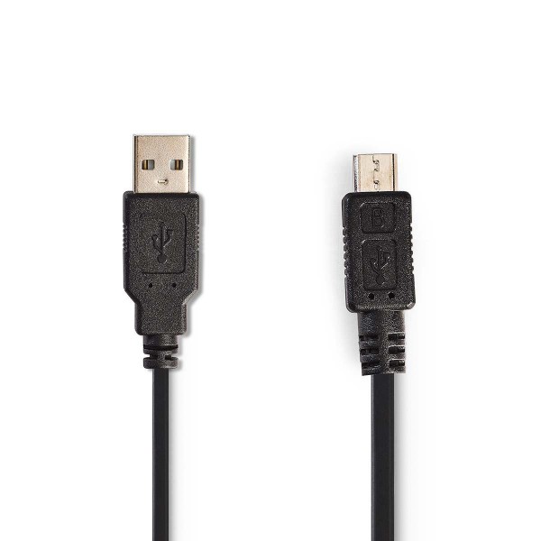 USB-Kabel | USB 2.0 | USB-A Stecker | USB Micro-B Stecker | 480 Mbps | Vernickelt | 2.00 m | Aufgero