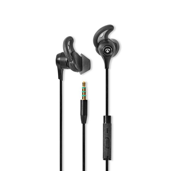 Kopfhörer mit Kabel | 3.5 mm | Seillänge: 1.20 m | Eingebautes Mikro | Lautstärke-Regler | Ear Flüge