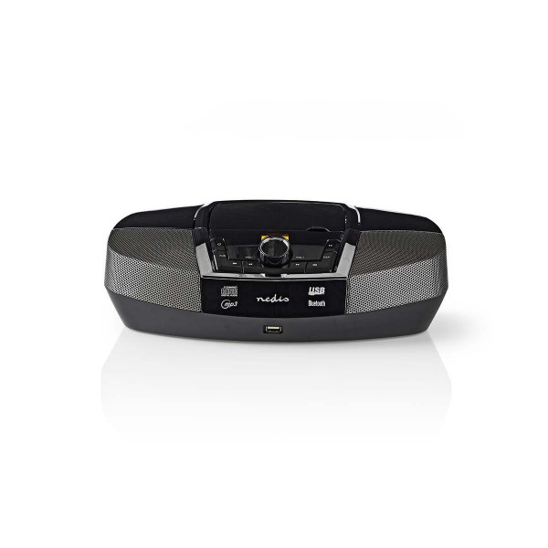 CD-Player Boombox | Batteriebetrieben / Netzstromversorgung | Stereo | 12 W | Bluetooth® | FM | USB