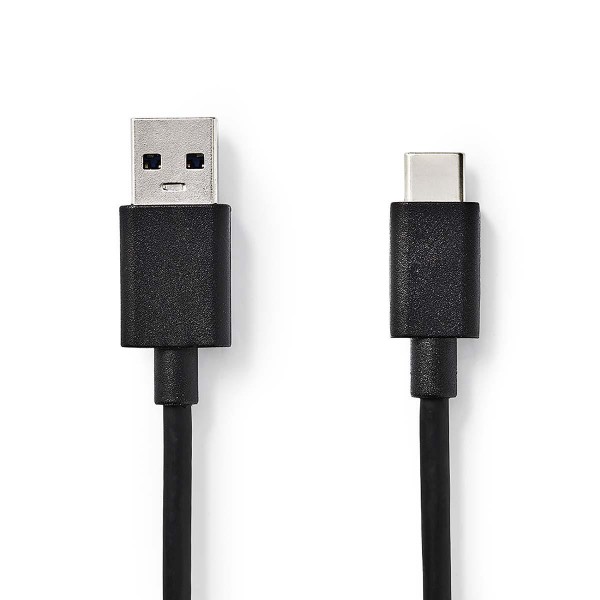USB-Kabel | USB 3.2 Gen 1 | USB-A Stecker | USB-Typ-C ™ Stecker | 5 Gbps | 15 W | Vernickelt | 1.00