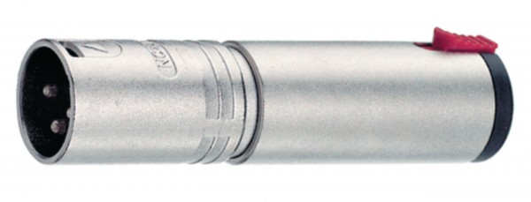3-poliger XLR Kabelstecker - verriegelbare Stereo 6.35 mm Klinkenbuchse