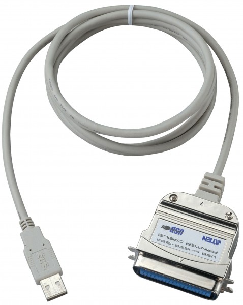 USB 2.0 Kabel USB A male - Centronics 1.8 m Grau