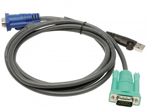 KVM-Kabel VGA male / USB A male - Aten SPHD15-G 1.8 m